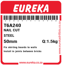 T6A240 - Cut Steel Nail -T6A240_Label_T